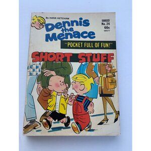 Dennis The Menace Pocket Full Of Fun Short Stuff Comic Book No. 24 1972